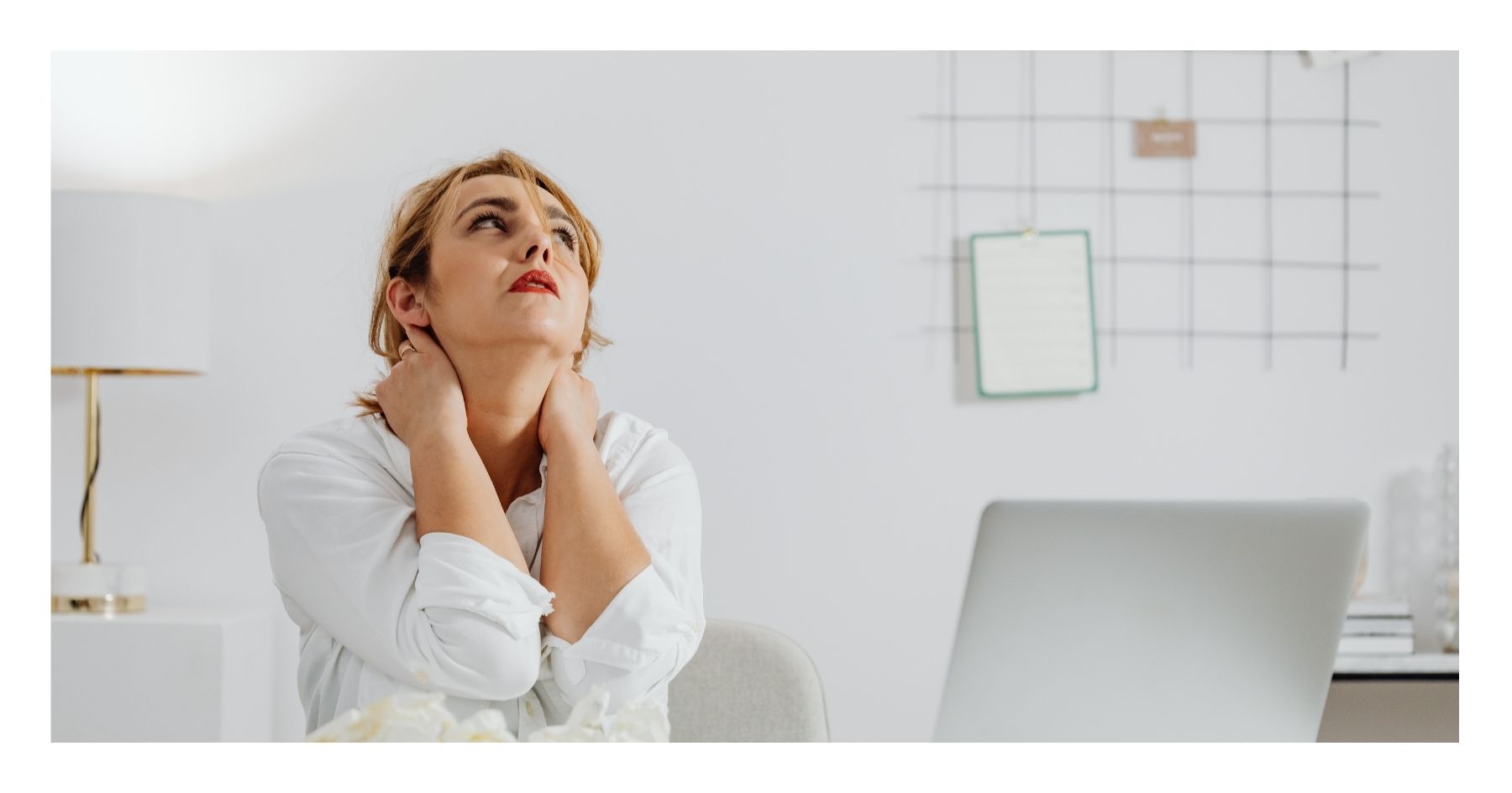 anxious woman looking for answers and frequently asked questions